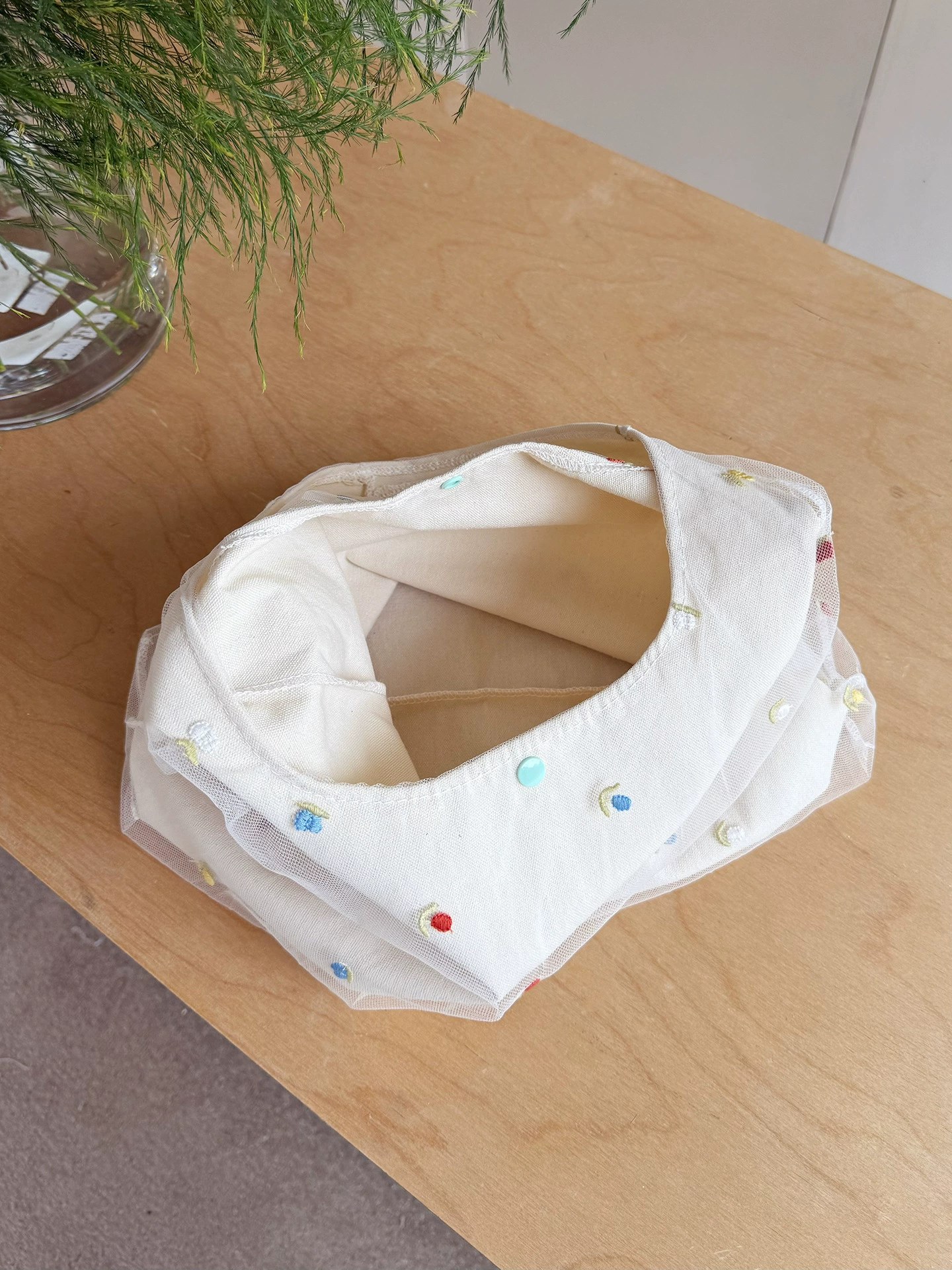 Cotton Canvas Shoulder Bag view 5