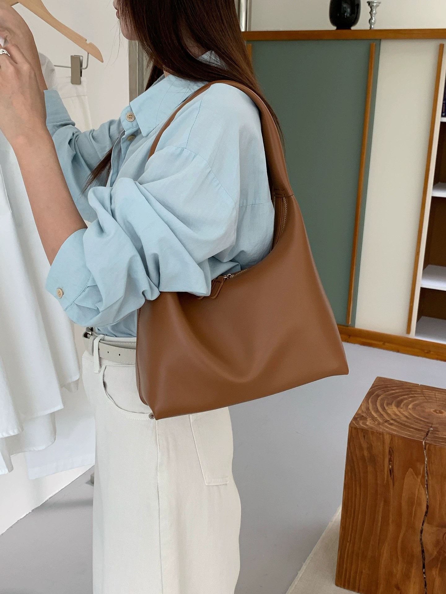 PU Leather Shoulder Bag view 2