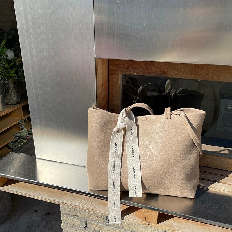 Brown PU Leather Shoulder Bag view 3