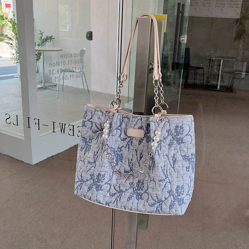Cotton Canvas Shoulder Bag view 4