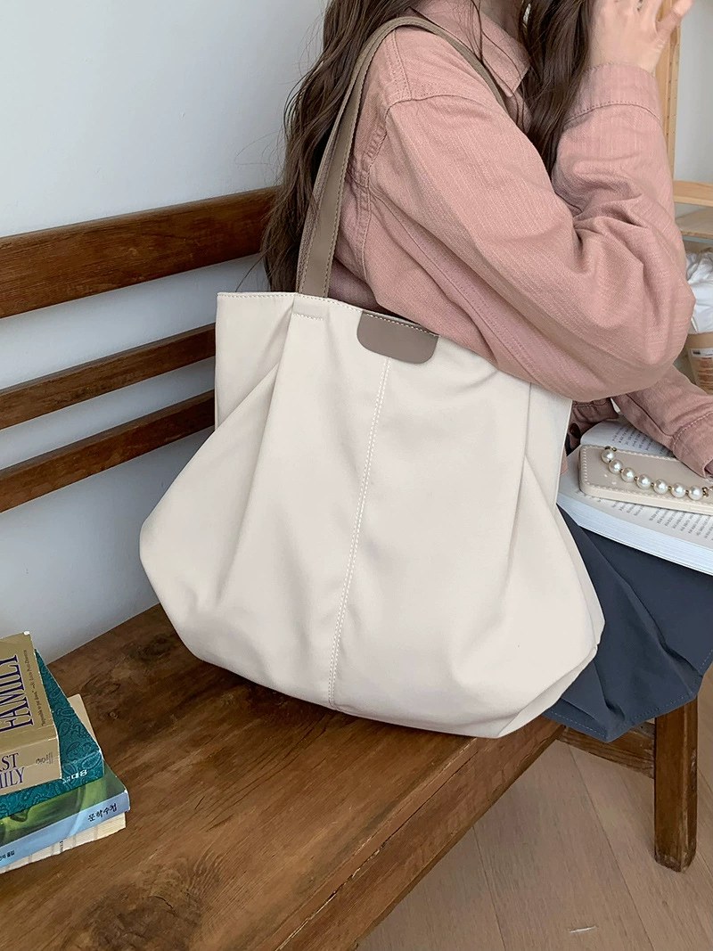 Cotton Canvas Shoulder Bag view 2