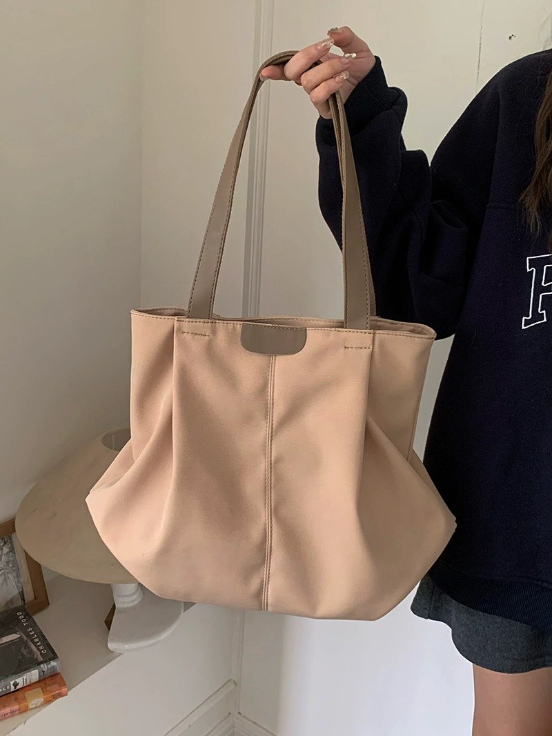 Cotton Canvas Shoulder Bag view 3