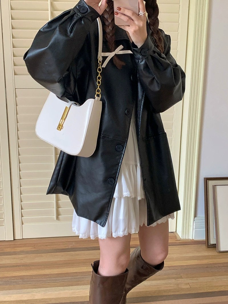 PU Leather Shoulder Bag view 4