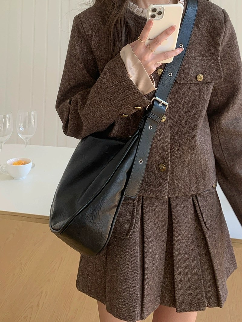 PU Leather Shoulder Bag view 4