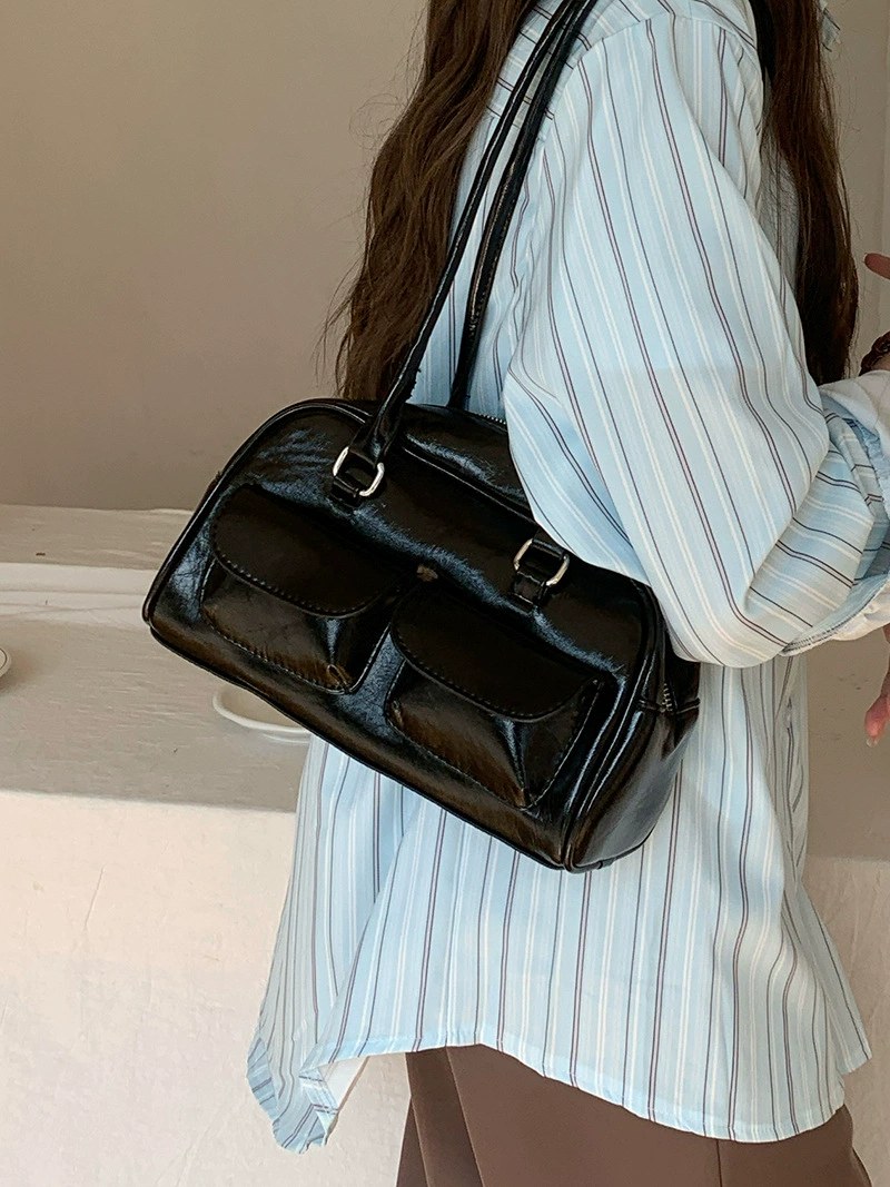 PU Leather Shoulder Bag view 3