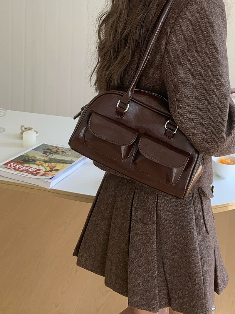 PU Leather Shoulder Bag view 5