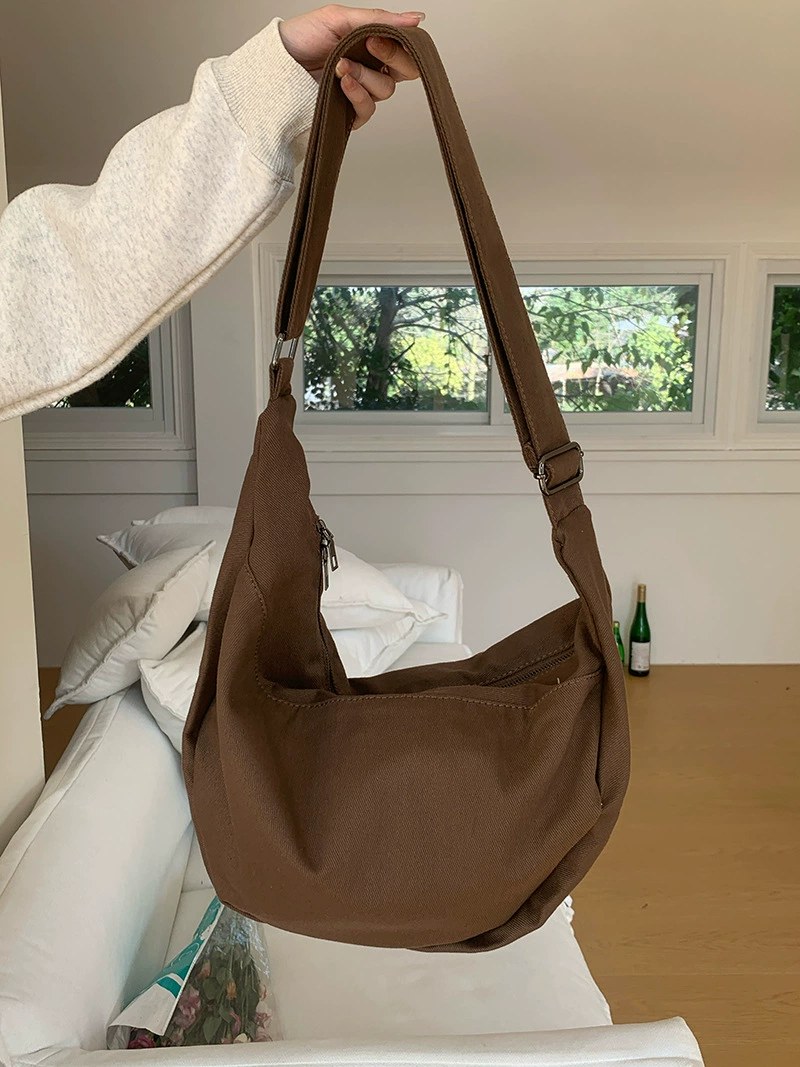 Cotton Canvas Shoulder Bag view 2