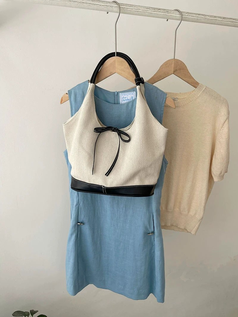 Cotton Canvas Shoulder Bag view 2