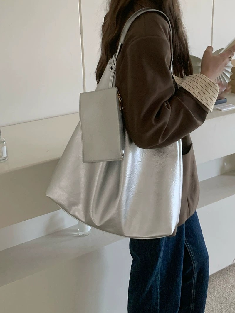 PU Leather Shoulder Bag view 3