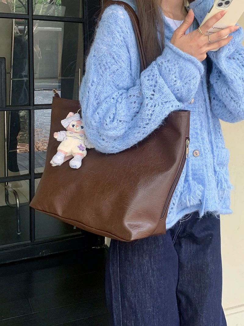 PU Leather Shoulder Bag view 5