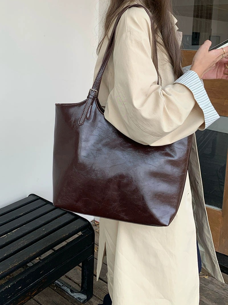 PU Leather Shoulder Bag view 3