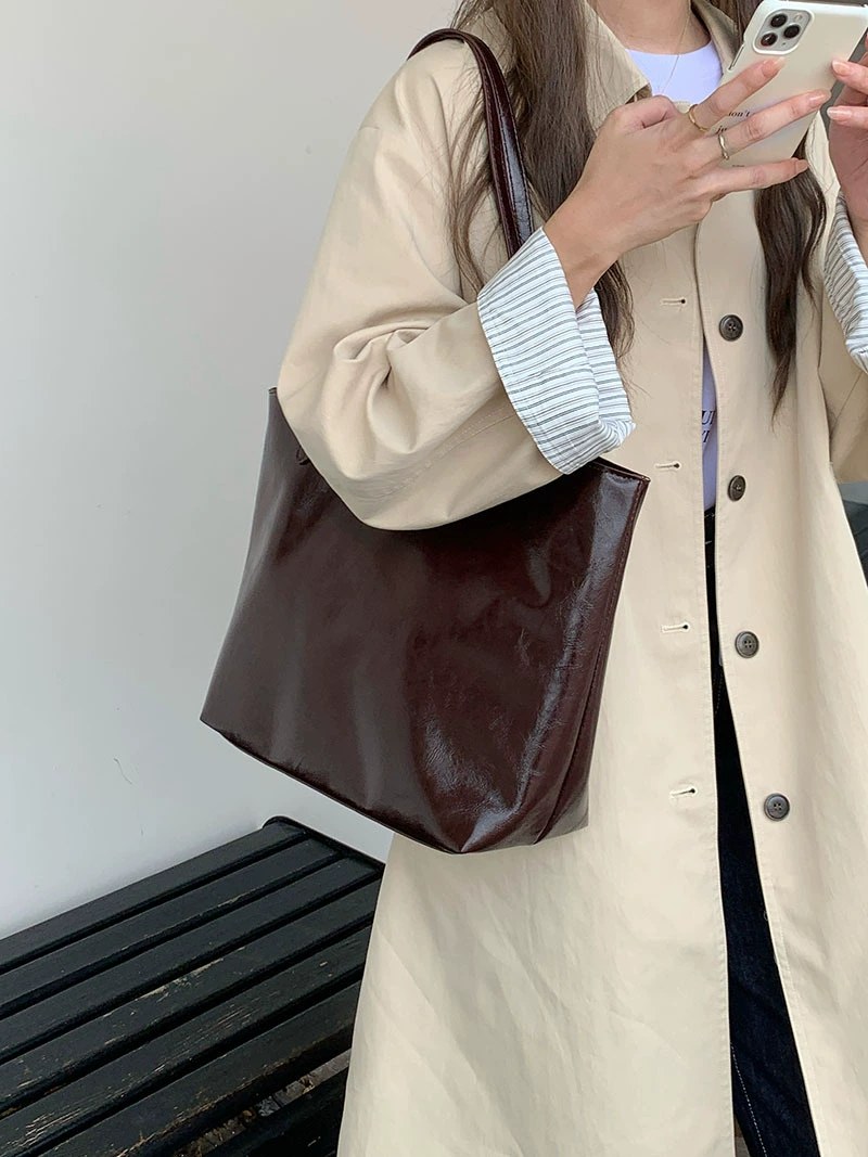 PU Leather Shoulder Bag view 5