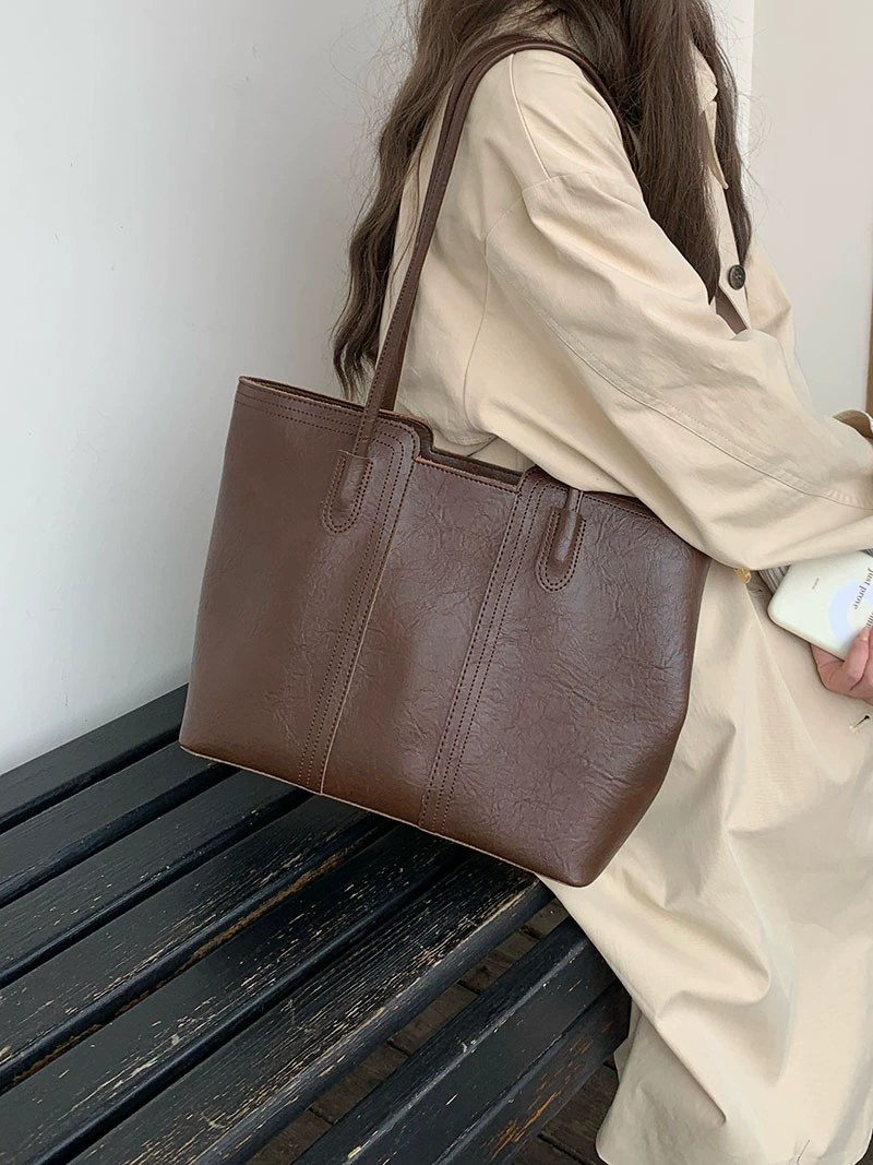 PU Leather Shoulder Bag view 5