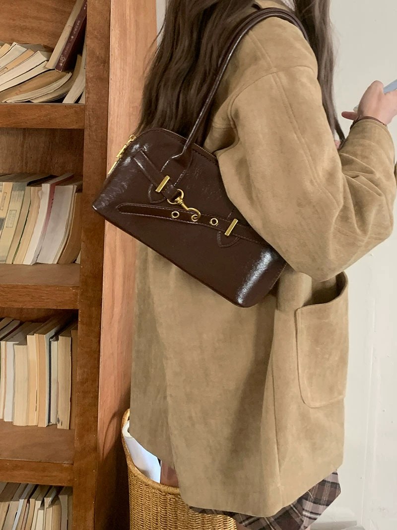 PU Leather Shoulder Bag view 3