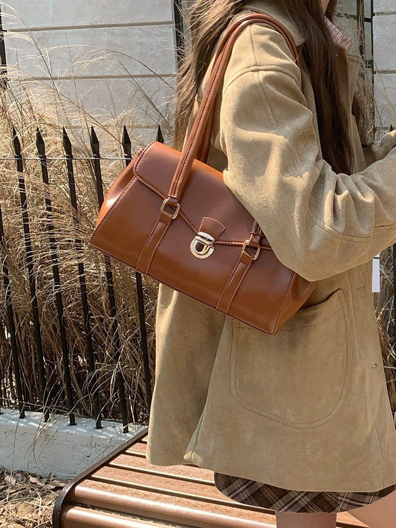 PU Leather Shoulder Bag view 3