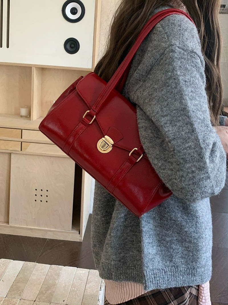 PU Leather Shoulder Bag view 5
