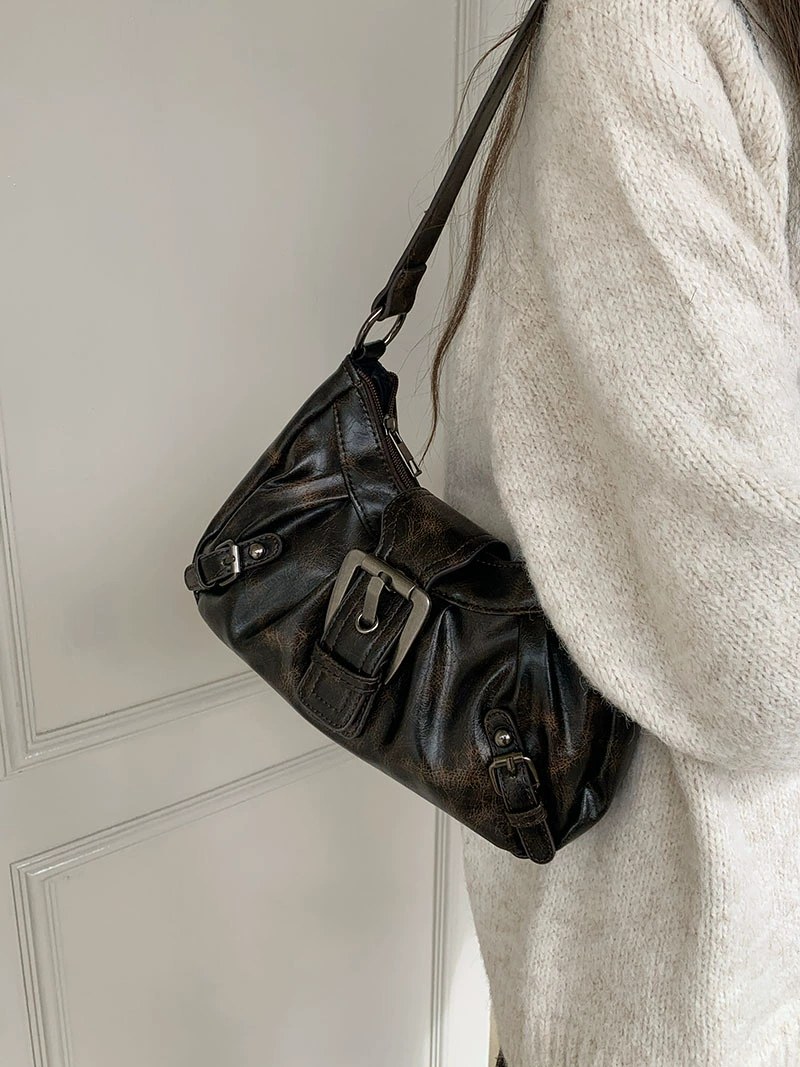 PU Leather Shoulder Bag view 3