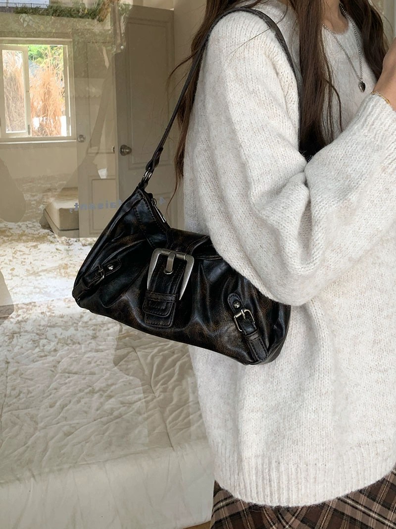 PU Leather Shoulder Bag view 5