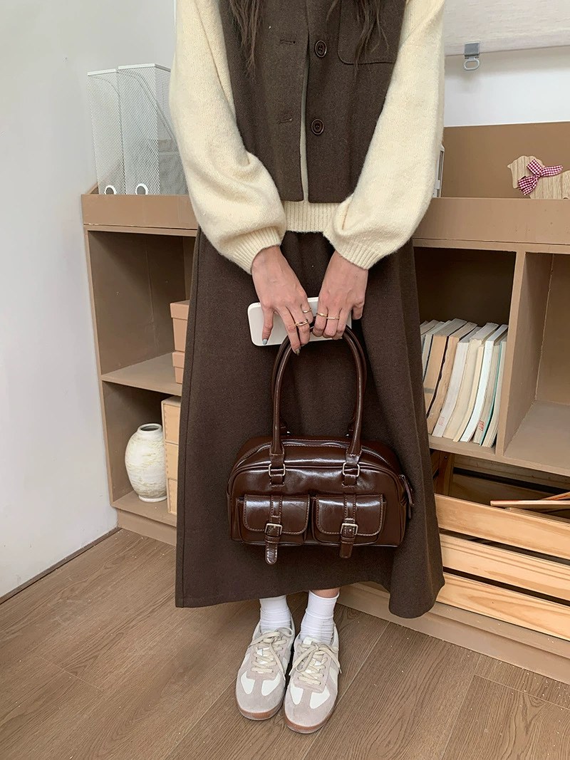 PU Leather Shoulder Bag view 4