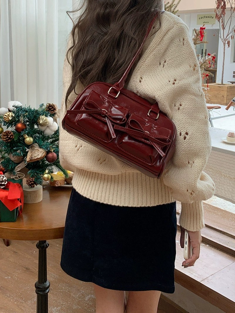 PU Leather Shoulder Bag view 3