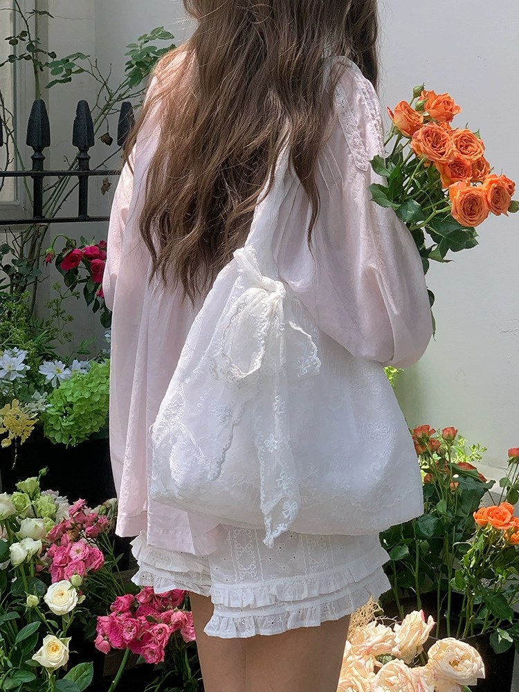 Cotton Canvas Shoulder Bag view 2