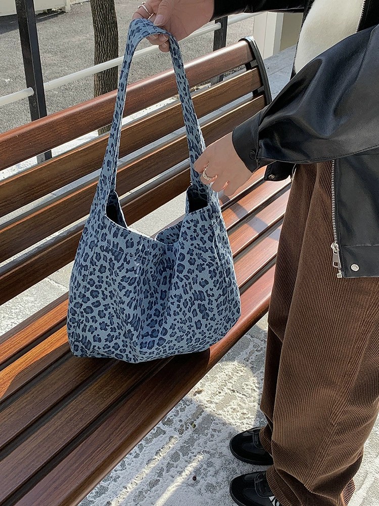 Cotton Canvas Shoulder Bag view 2