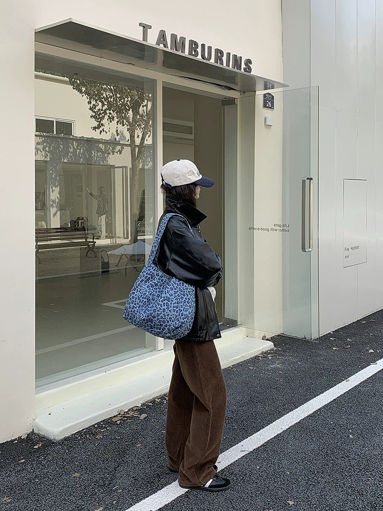 Cotton Canvas Shoulder Bag view 3