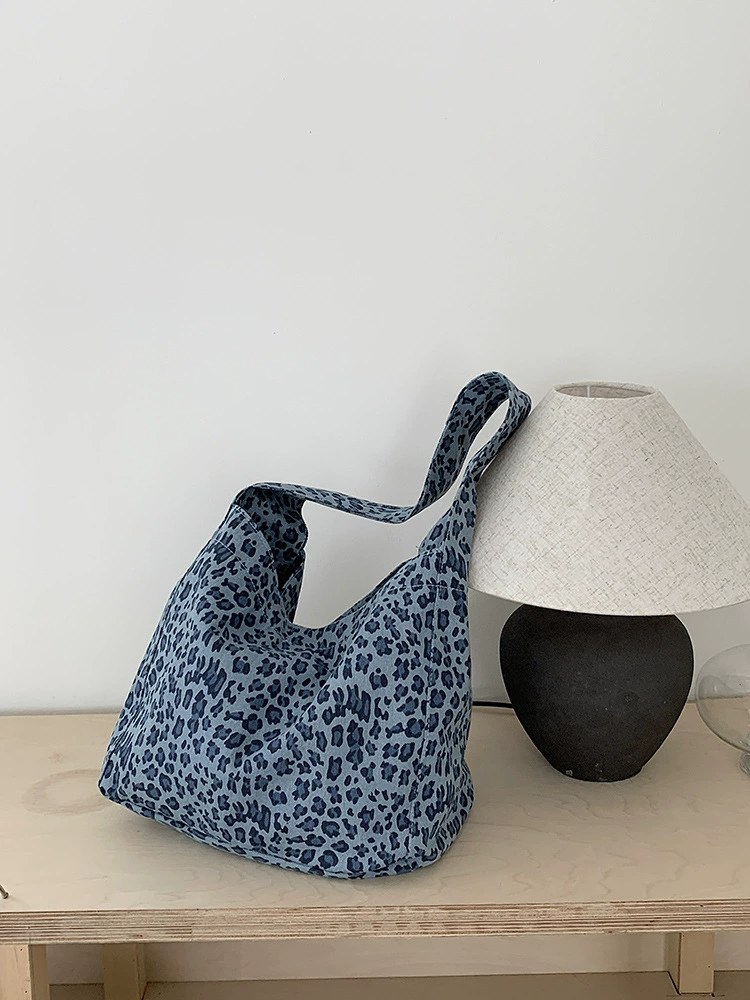 Cotton Canvas Shoulder Bag view 5