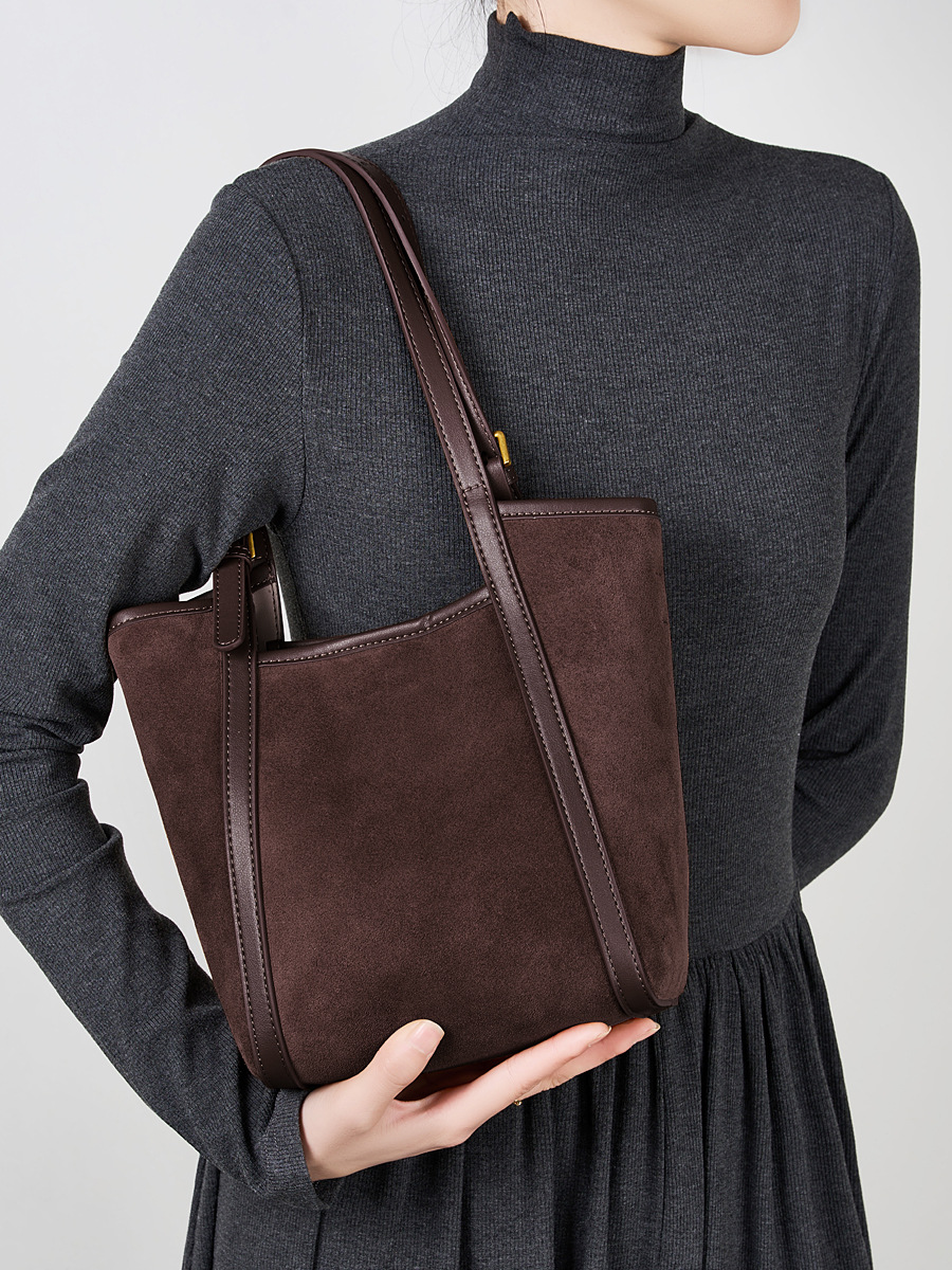 Soft Pebbled Leather Tote — Work Carry view 2