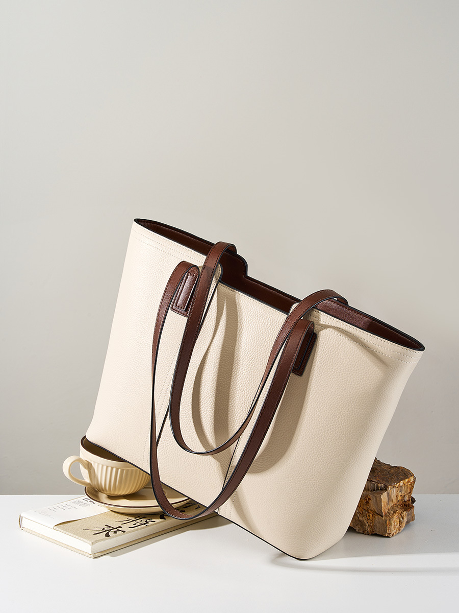 Oversized Daily Commute Tote — Cowhide Mom Bag view 4