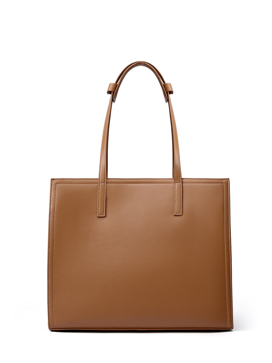 Cowhide Briefcase Tote — 14-inch Laptop Commute view 5