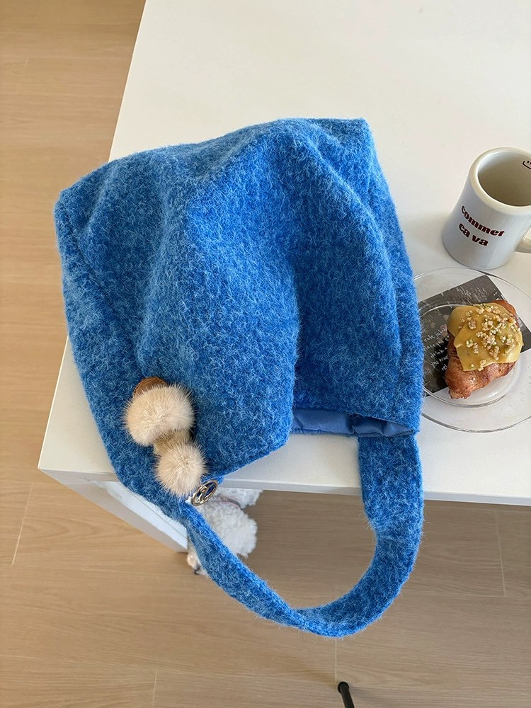 Plush Faux Fur Tote Bag view 2