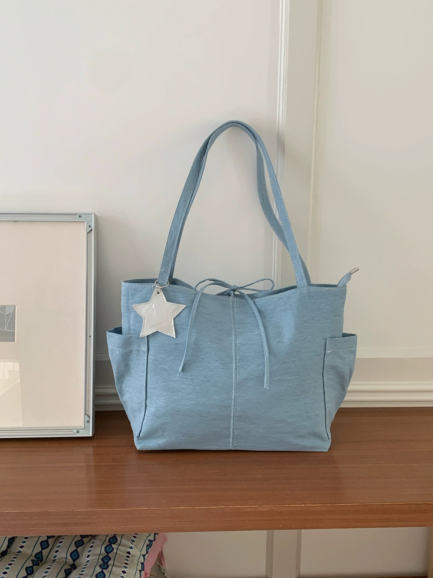 Cotton Canvas Tote Bag view 3