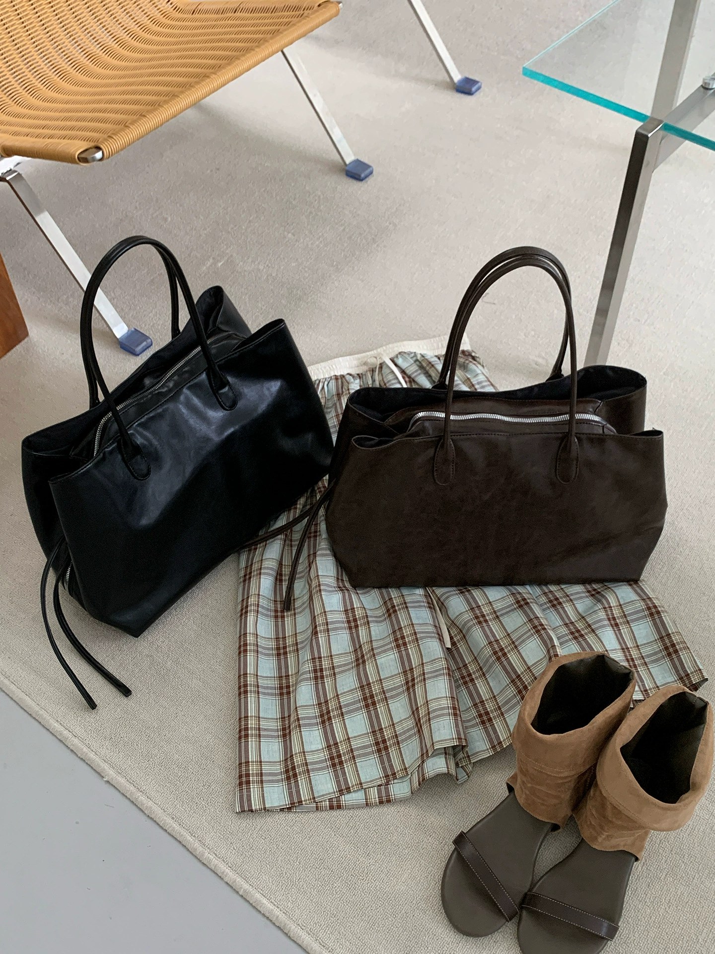 PU Leather Tote Bag view 4