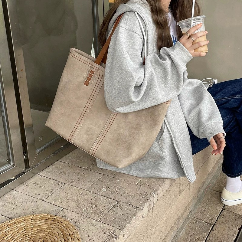 PU Leather Tote Bag view 2