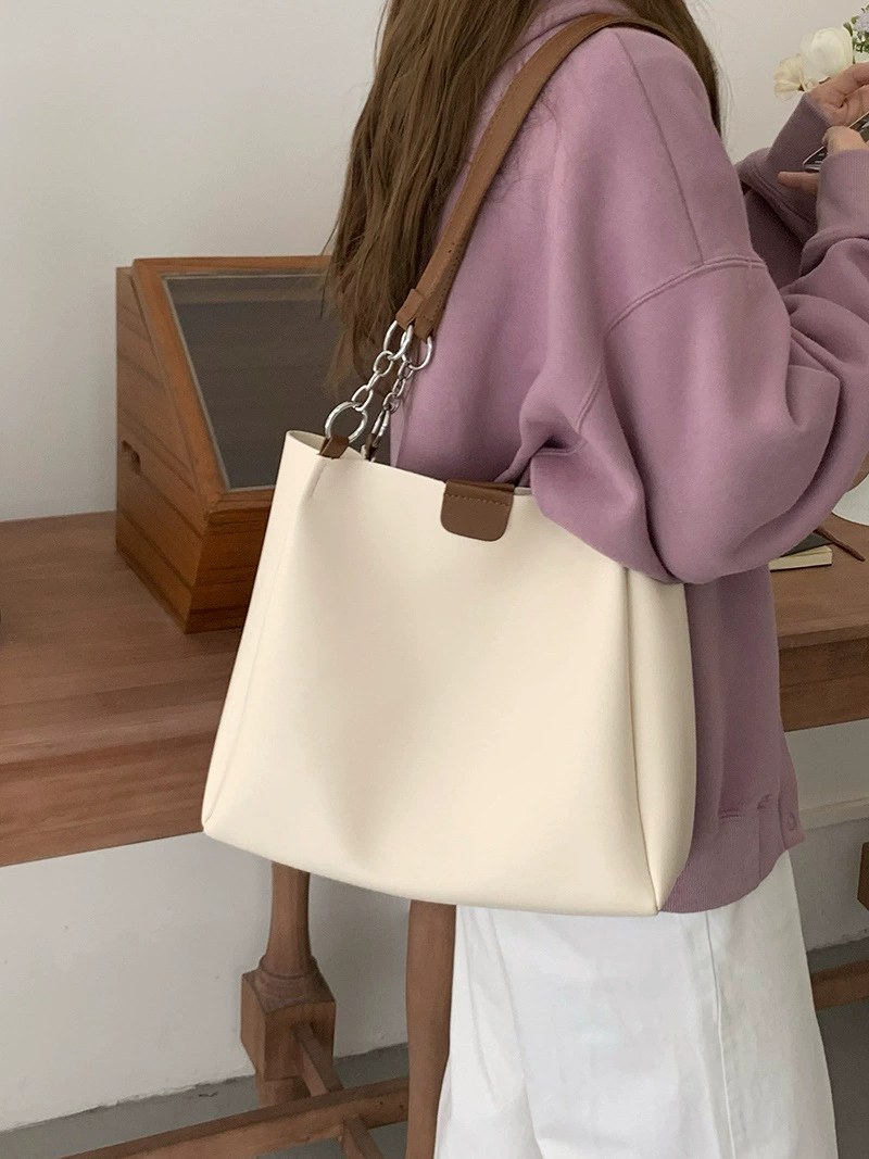 PU Leather Tote Bag view 3