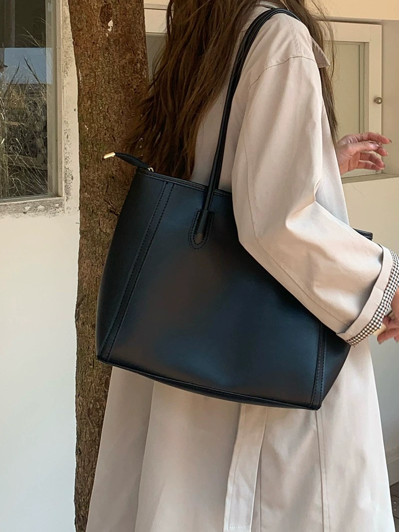 PU Leather Tote Bag view 4