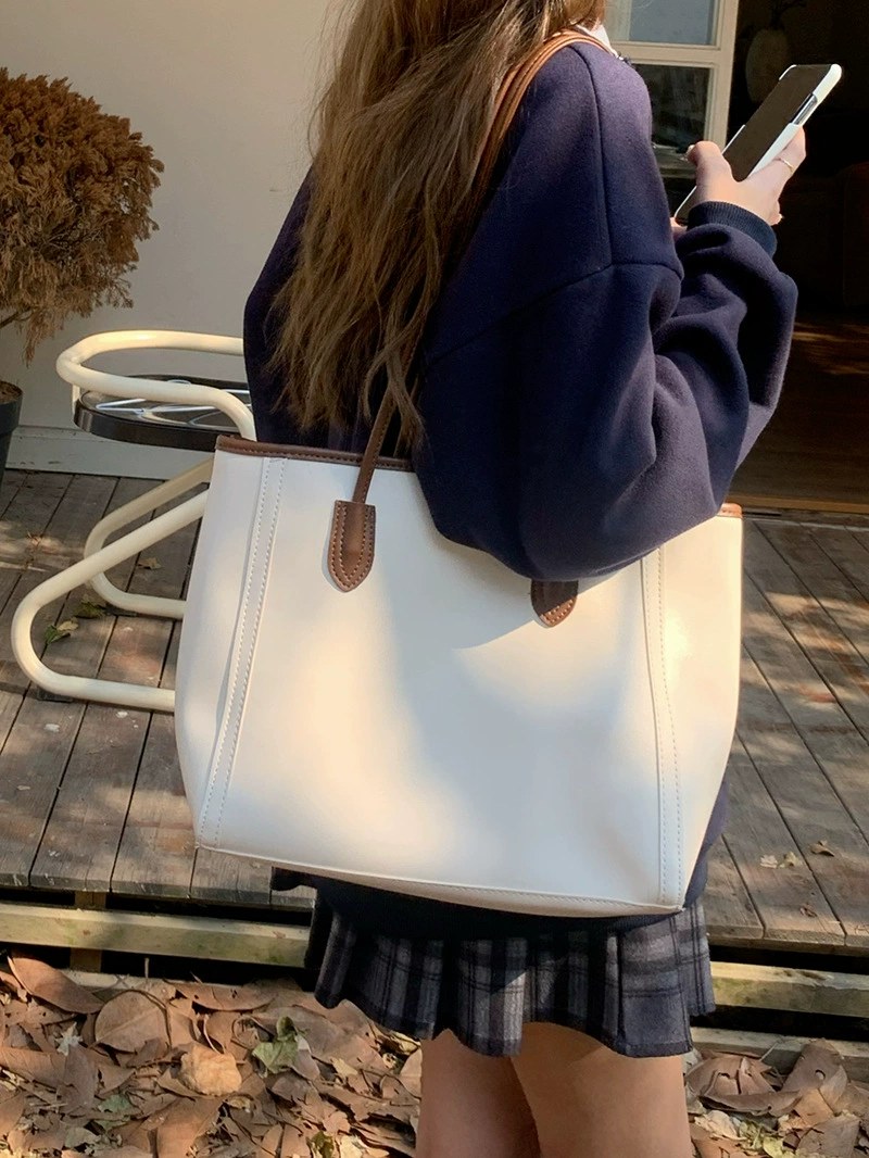 PU Leather Tote Bag view 5