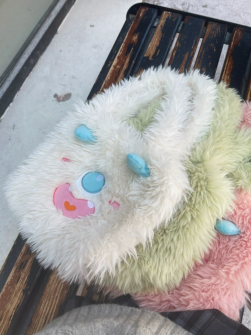 Plush Faux Fur Tote Bag view 2