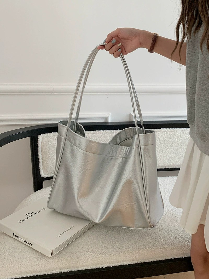PU Leather Tote Bag view 3
