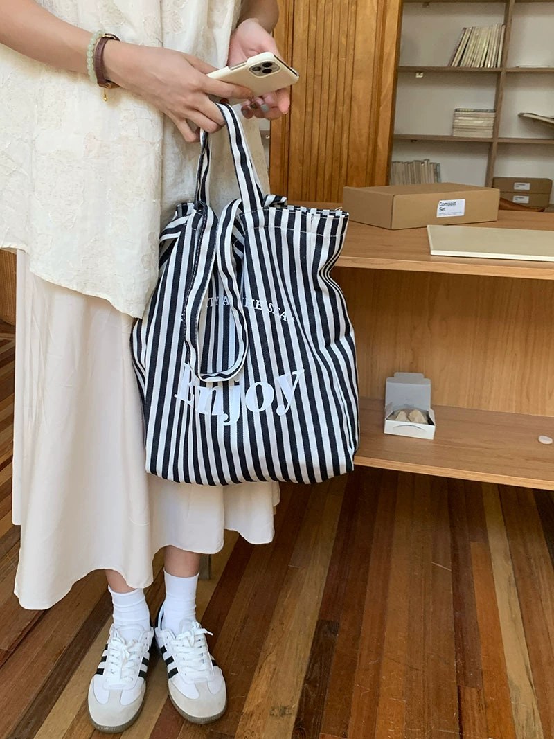 Cotton Canvas Tote Bag view 2