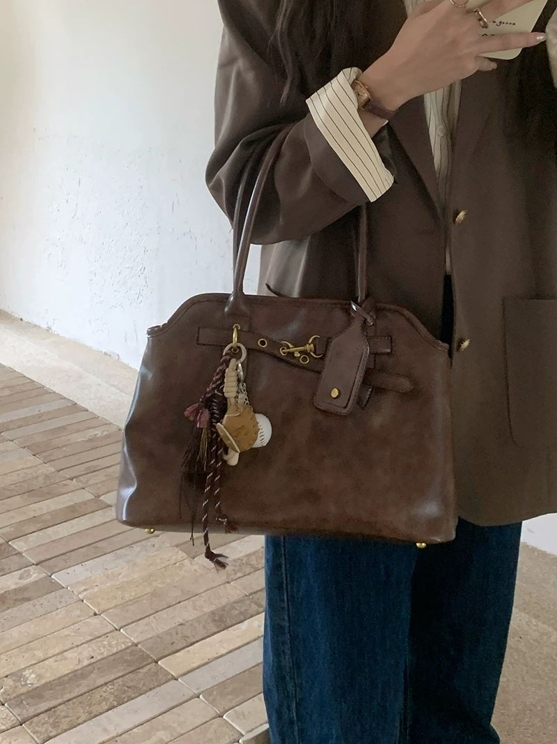 PU Leather Tote Bag view 2