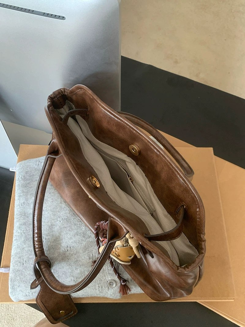PU Leather Tote Bag view 3