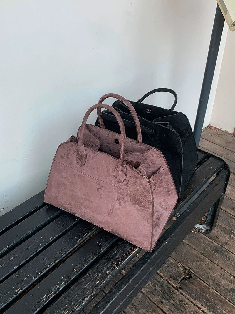 Matte PU Leather Tote Bag view 5