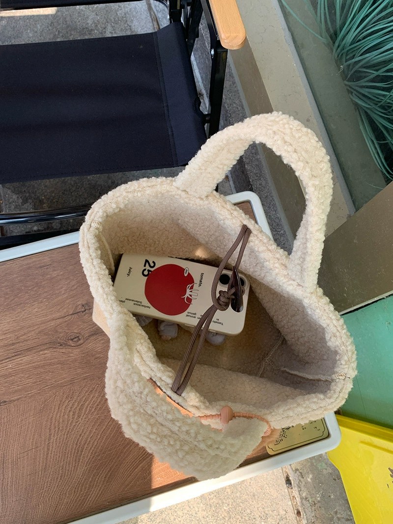 Plush Faux Fur Tote Bag view 3
