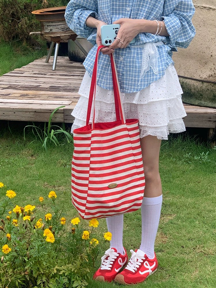 Cotton Canvas Tote Bag view 2