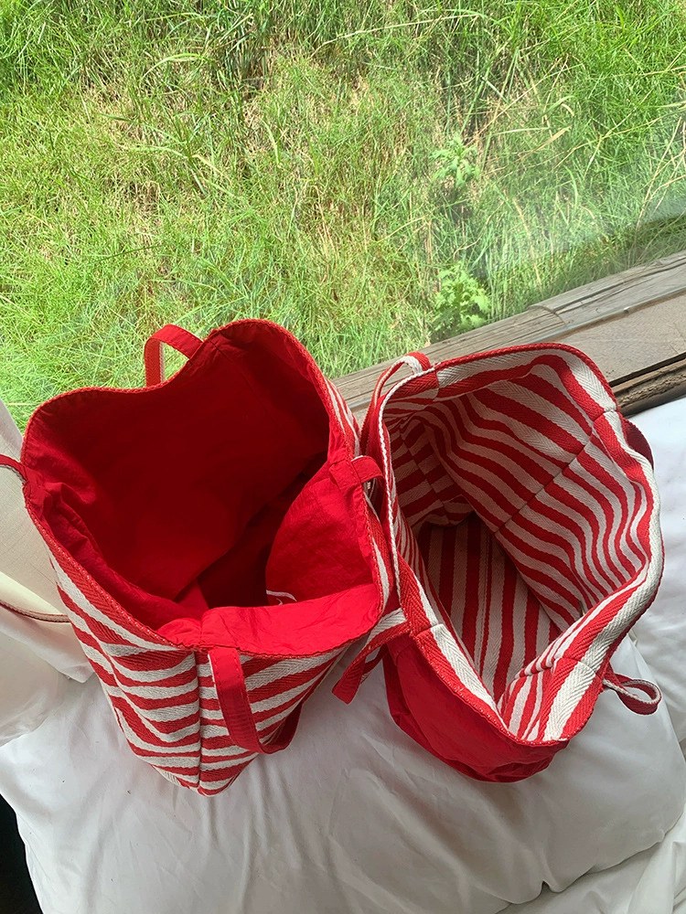 Cotton Canvas Tote Bag view 5